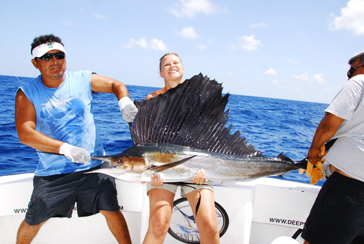 Fishing sailfish cancun
